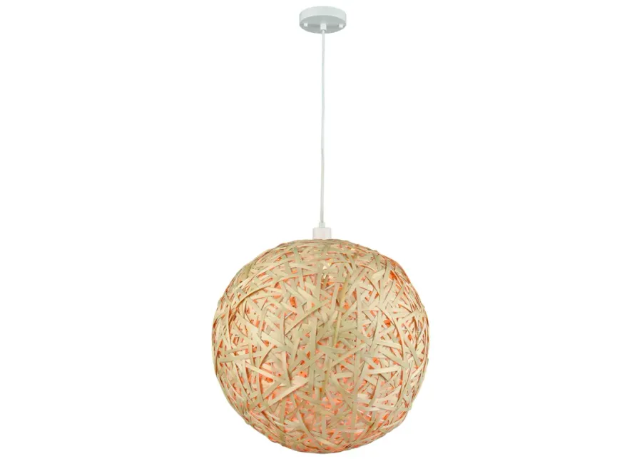 Sirocco 20" Wide 1-Light Pendant - Natural