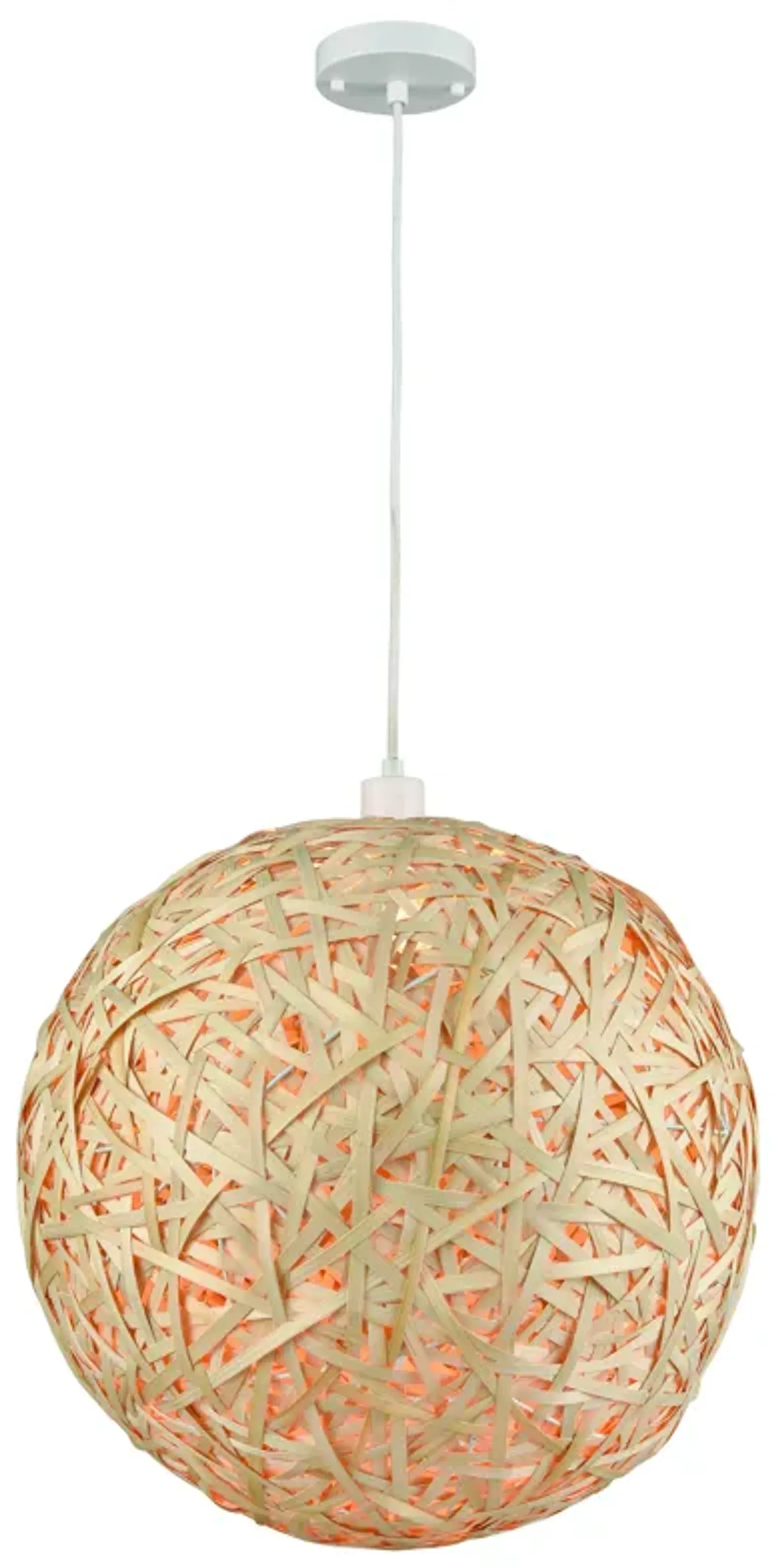 Sirocco 20" Wide 1-Light Pendant - Natural