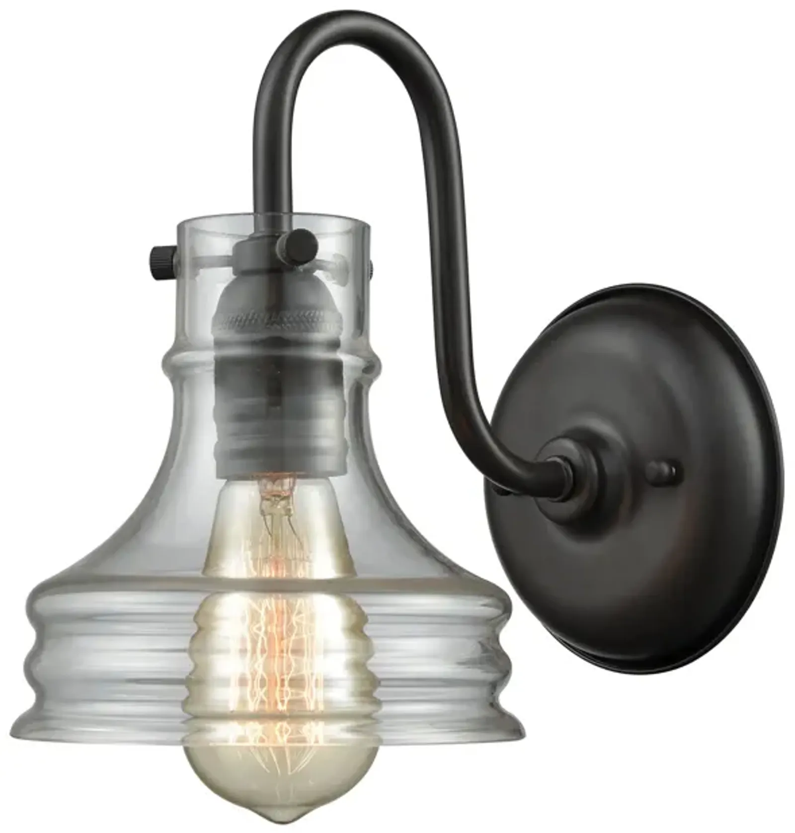 Binghamton 9" High 1-Light Sconce - Oil Rubbed Bronze