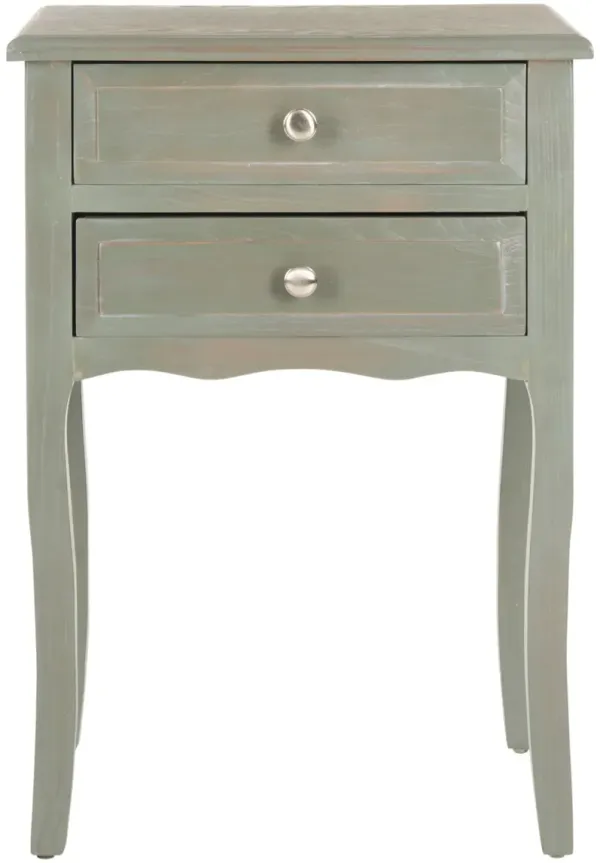 LORI END TABLE WITH STORAGE DRAWERS 