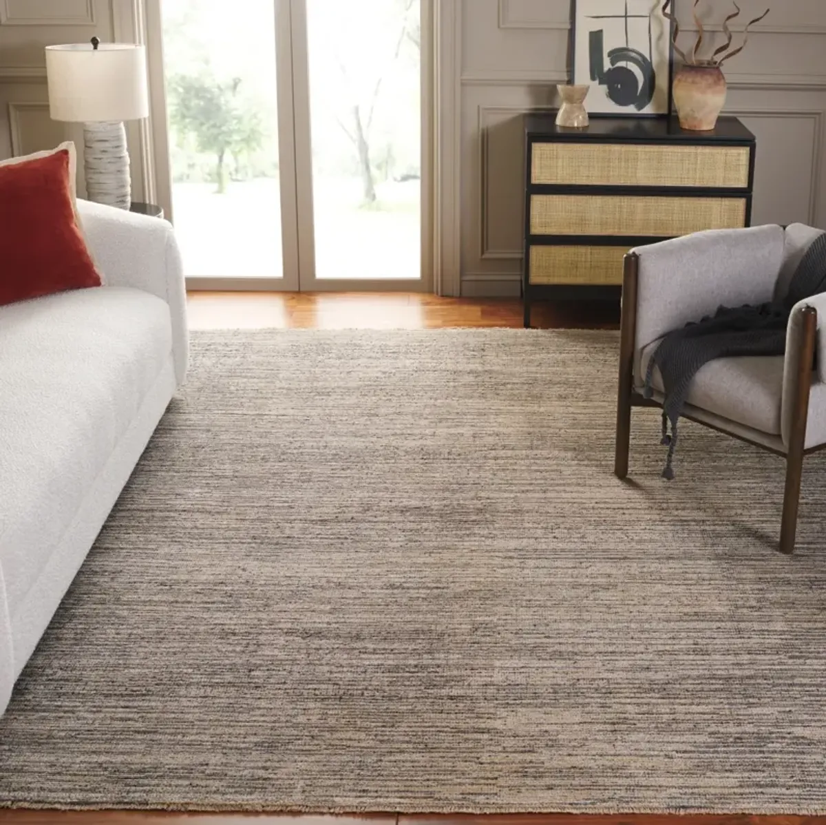 IZMIR 102 GREY  8' x 10' Large Rectangle Rug