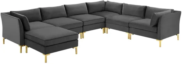 Ardent 7-Piece Performance Velvet Sectional Sofa