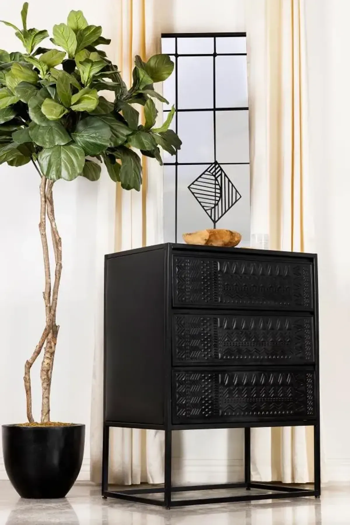 Alcoa 3-drawer Accent Cabinet