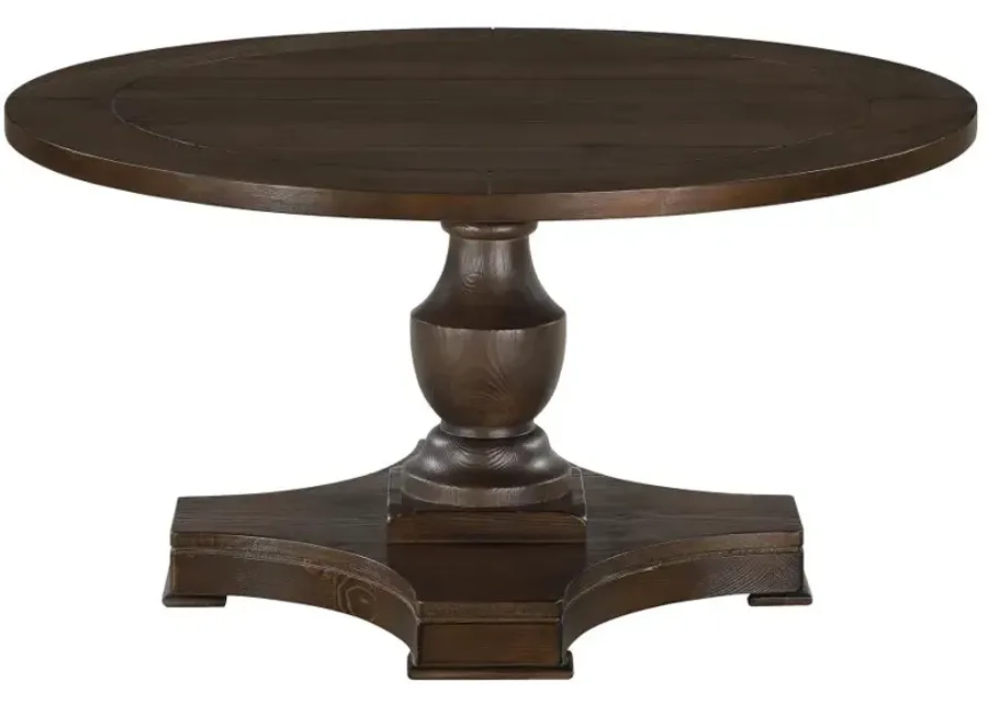 Morello Round Coffee Table with Pedestal Base Coffee