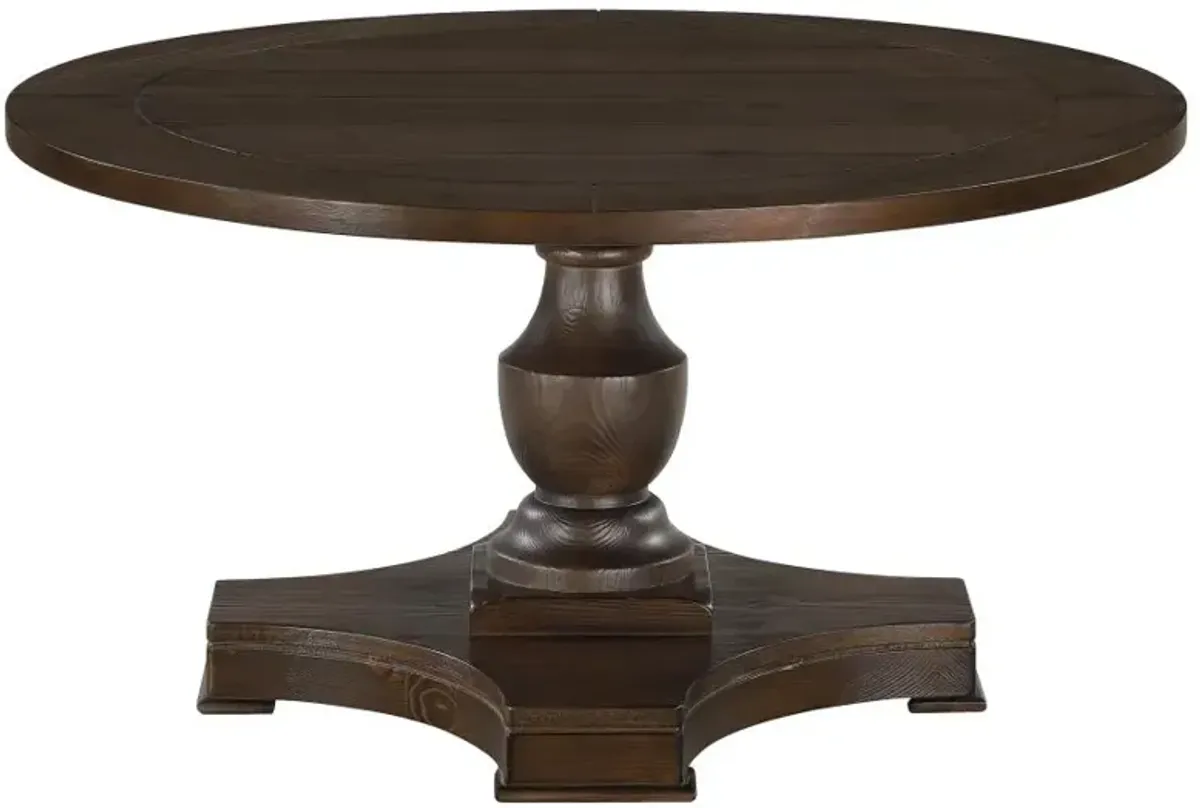 Morello Round Coffee Table with Pedestal Base Coffee