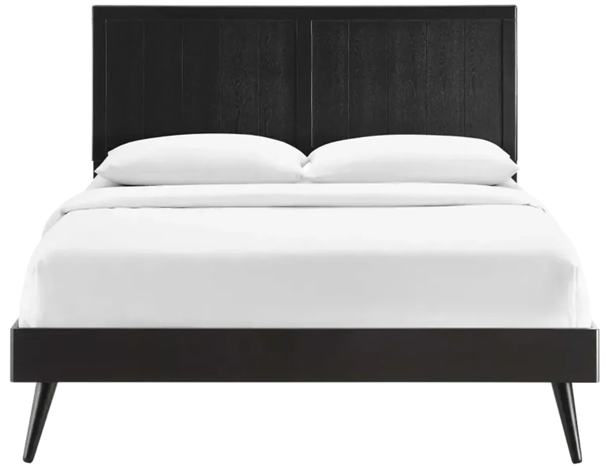 Alana Platform Bed With Splayed Legs