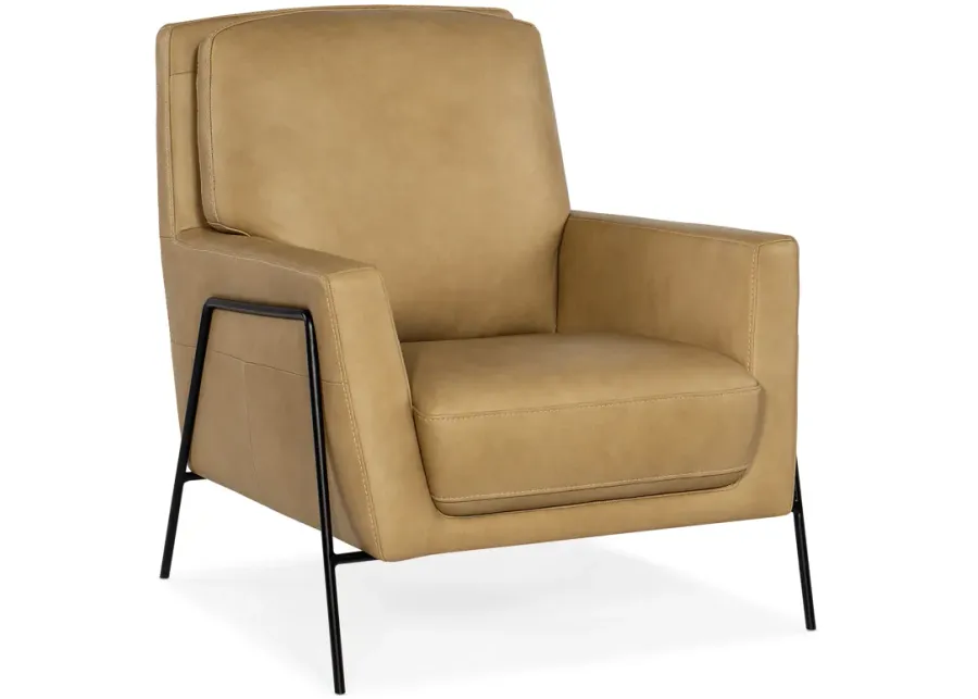 Amette Metal Frame Club Chair