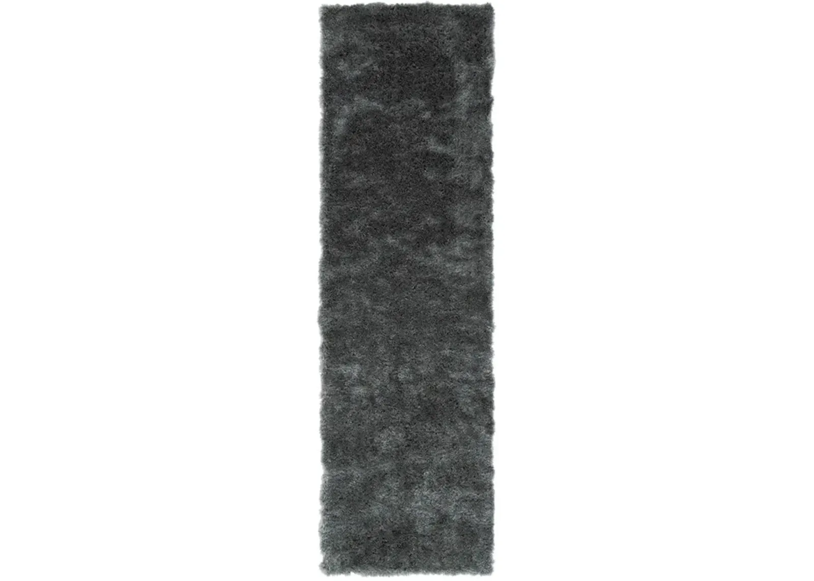 PARIS SHAG 512 Grey 2'-3' X 8' Runner Rug