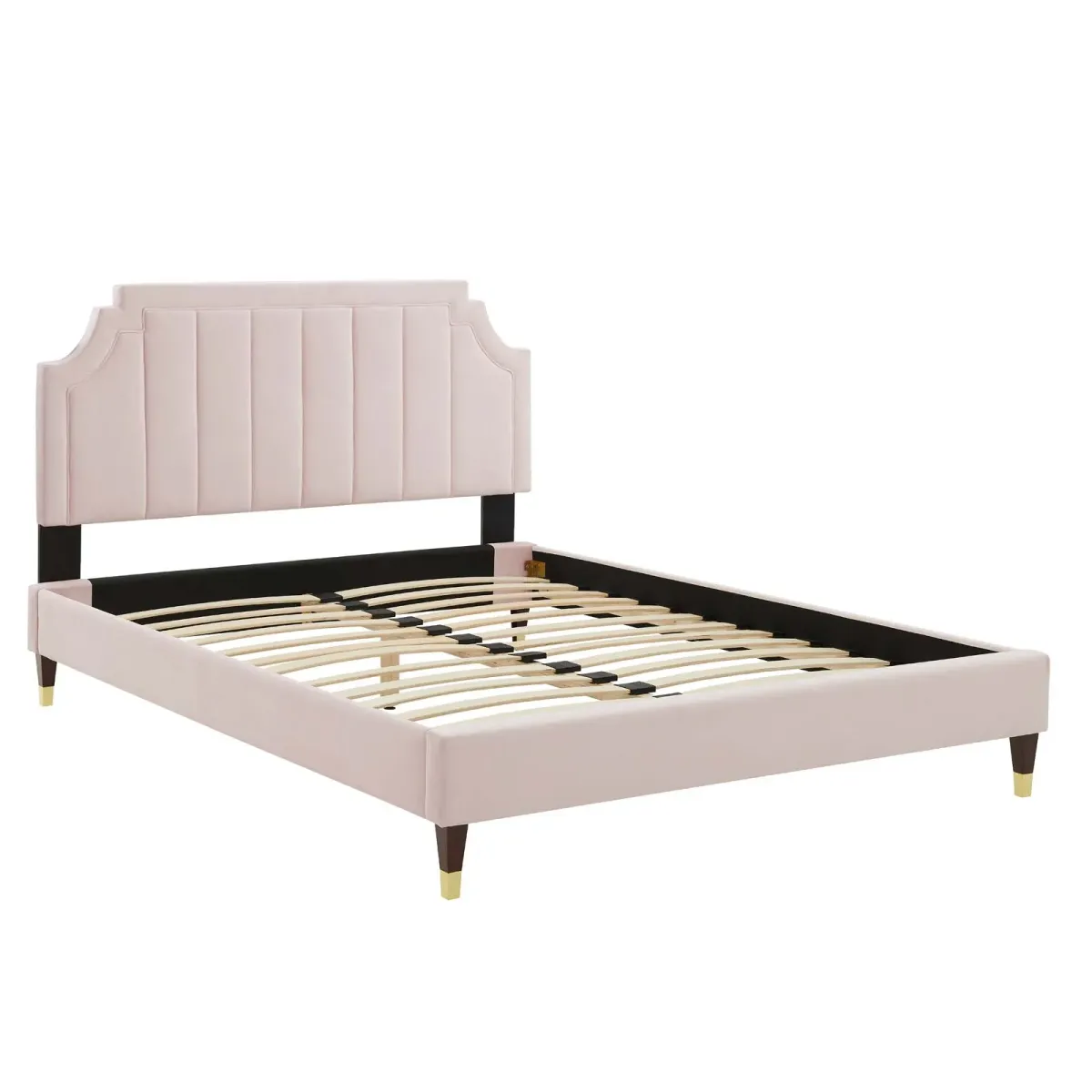 Sienna Performance Velvet Full Platform Bed