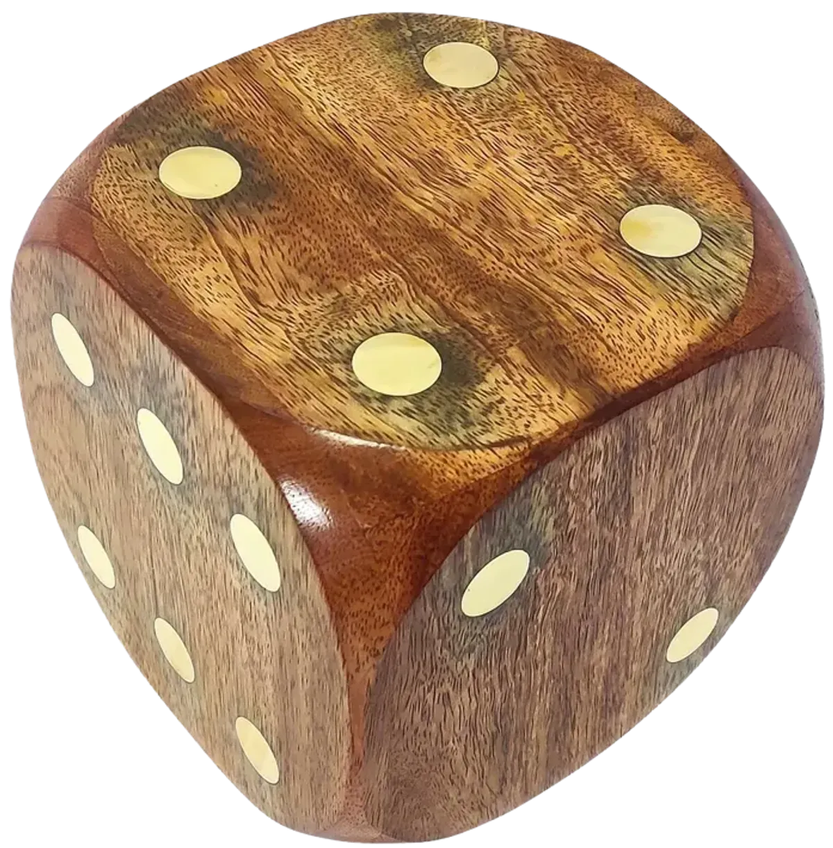 Wood, 5x5 Dice, Antique Brown