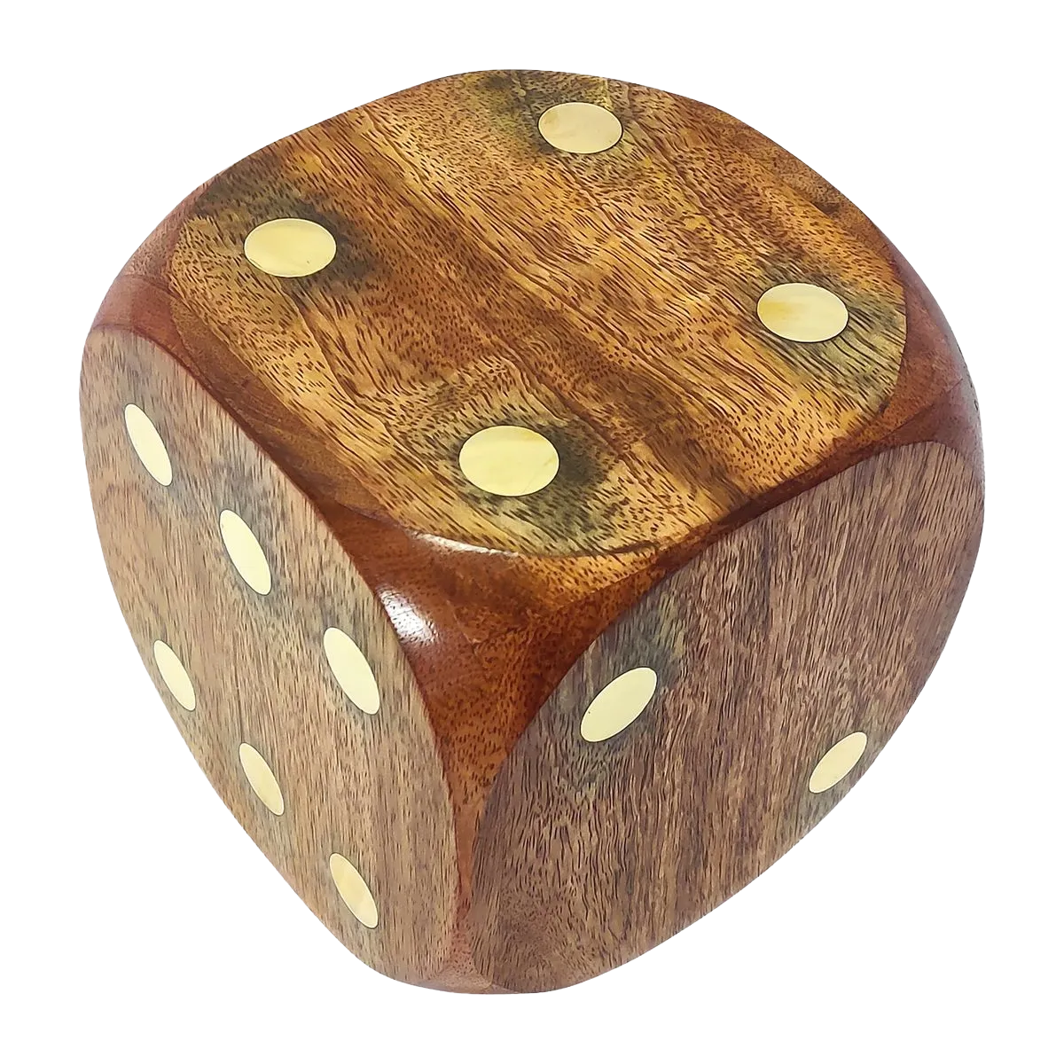 Wood, 5x5 Dice, Antique Brown