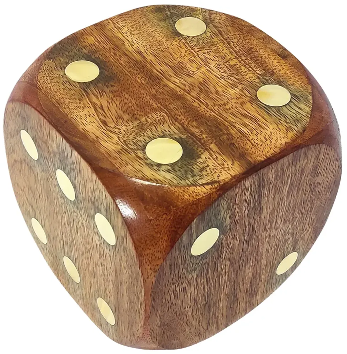 Wood, 5x5 Dice, Antique Brown