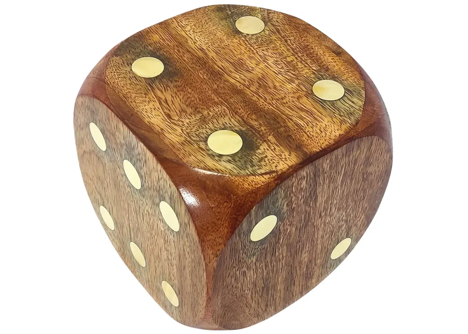 Wood, 5x5 Dice, Antique Brown