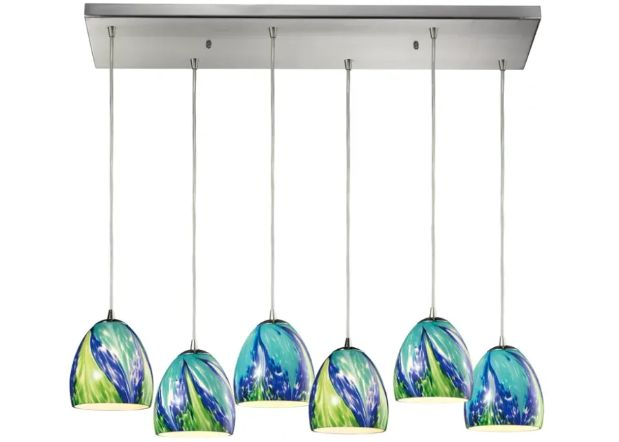 Colorwave Configurable Multi Pendant - Satin Nickel