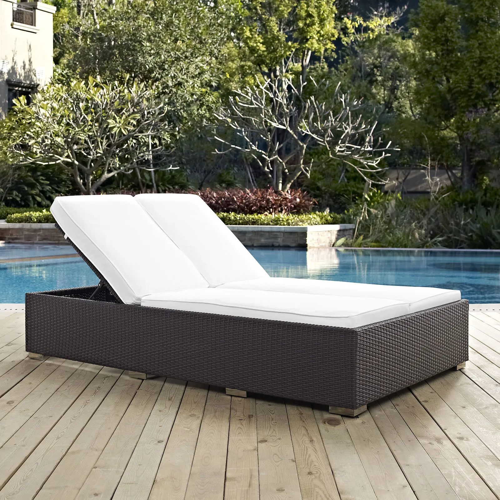 Convene Double Outdoor Patio Chaise