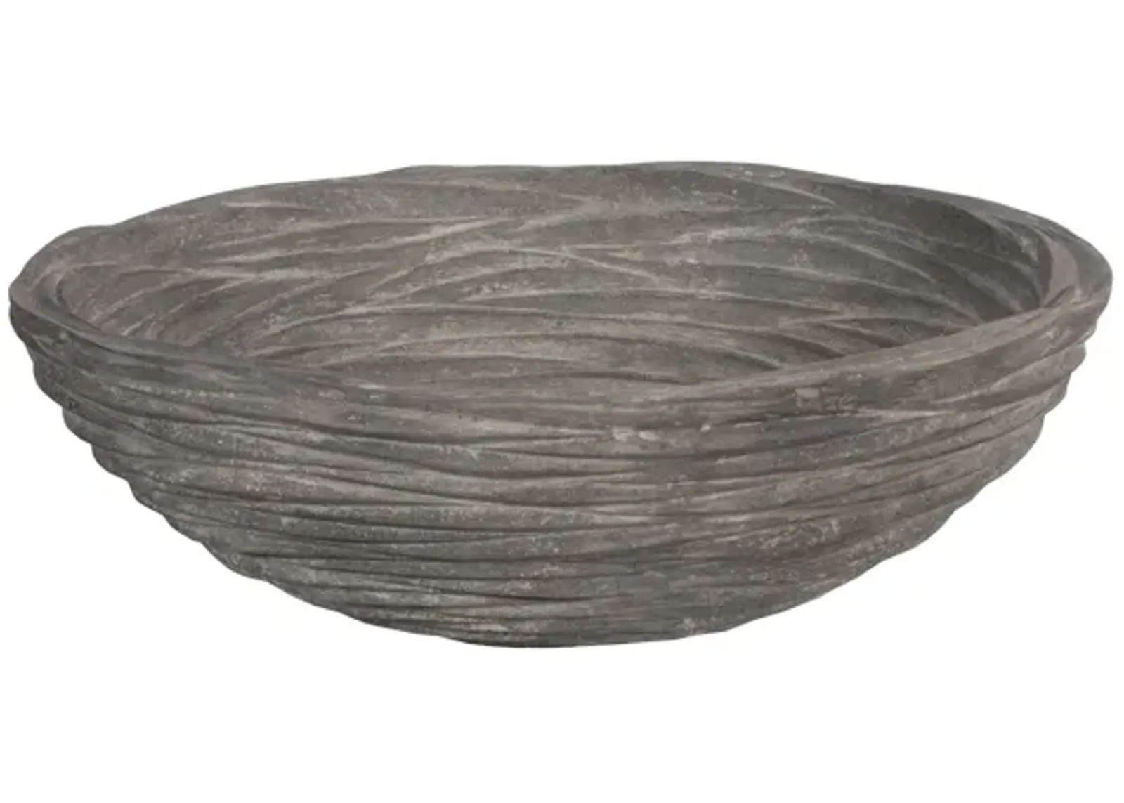 Waves Bowl, Large, Gray