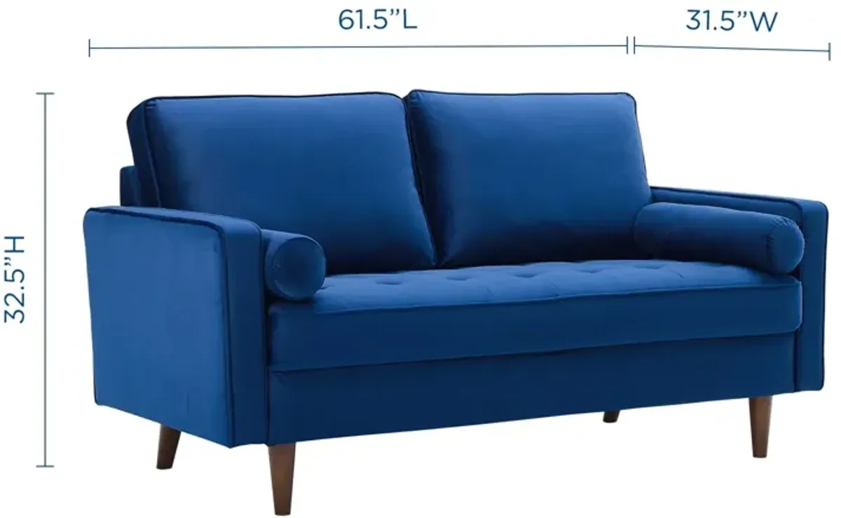 Valour Performance Velvet Loveseat