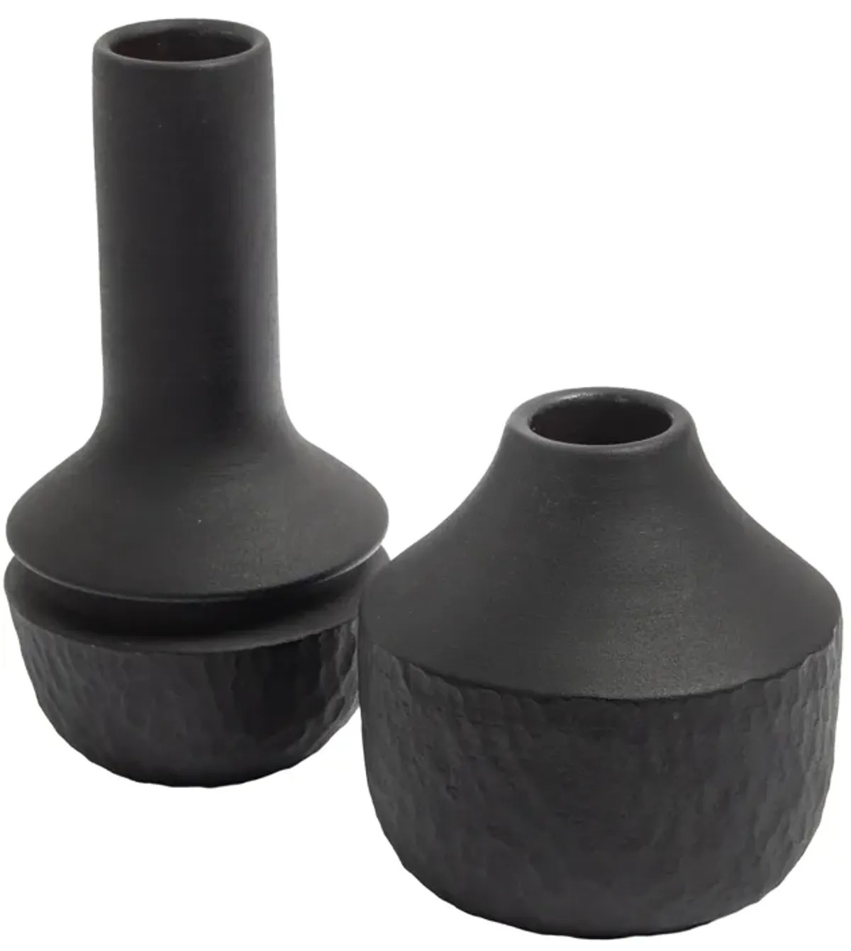 Shadow Vase - Medium Matte Black