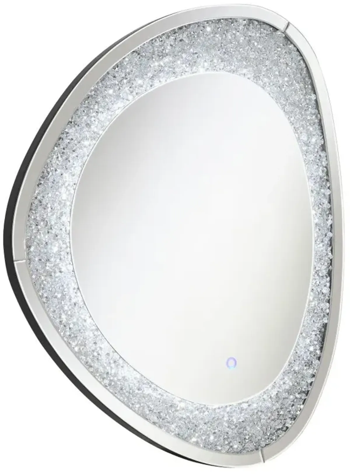 Mirage Acrylic Crystals Inlay Wall Mirror with LED Lights