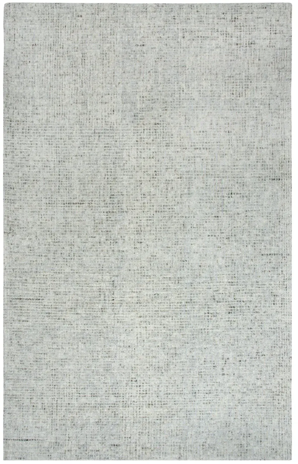 Talbot Light Gray Tweed Wool 5' x 8' Rectangle Rug