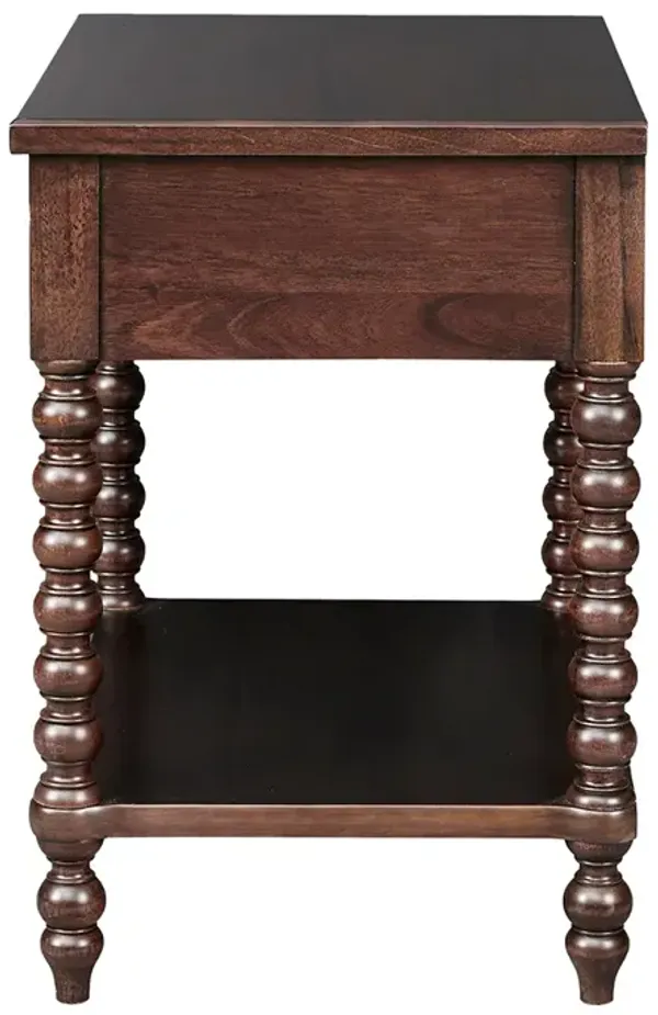 Madison Park Signature Beckett Morocco Brown Nightstand