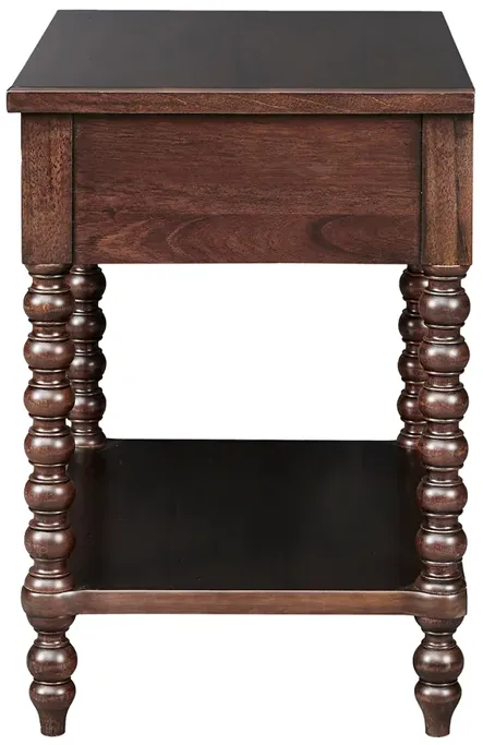 Madison Park Signature Beckett Morocco Brown Nightstand