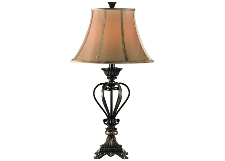 Lyon 34" High 1-Light Table Lamp - Bronze