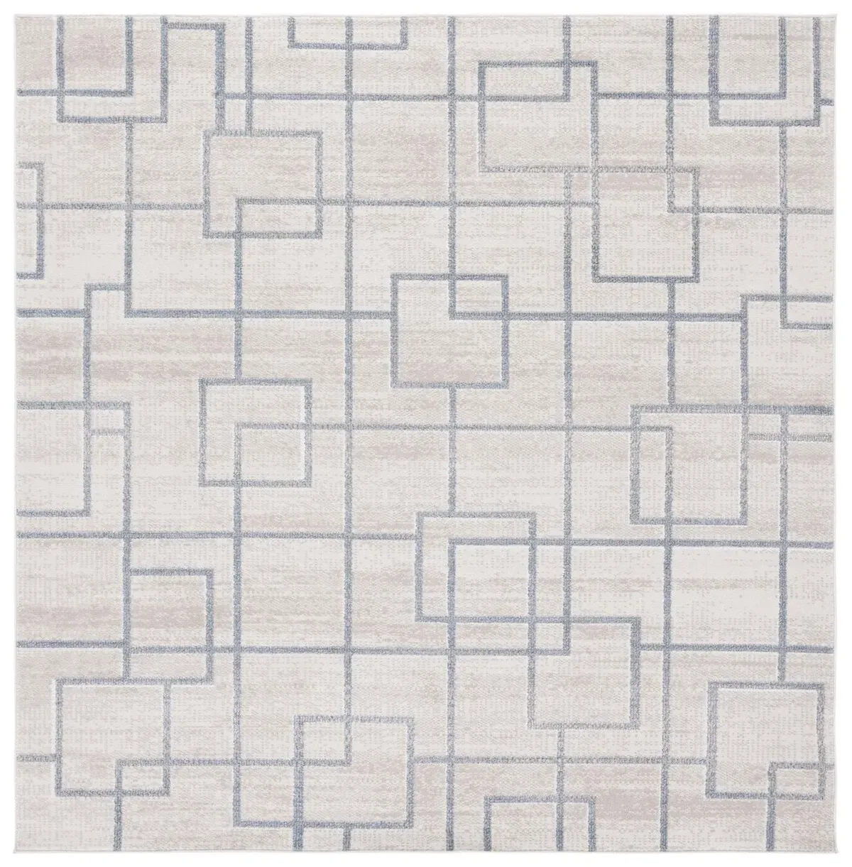 BLAIR WASHABLE 238 Grey 6'-7' X 6'-7' Square Square Rug