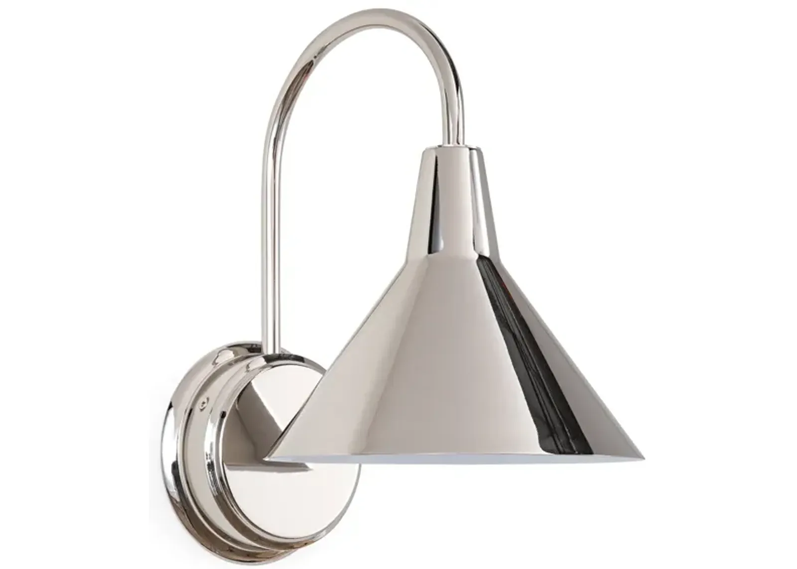 Dublin Polished Nickel Sconce 