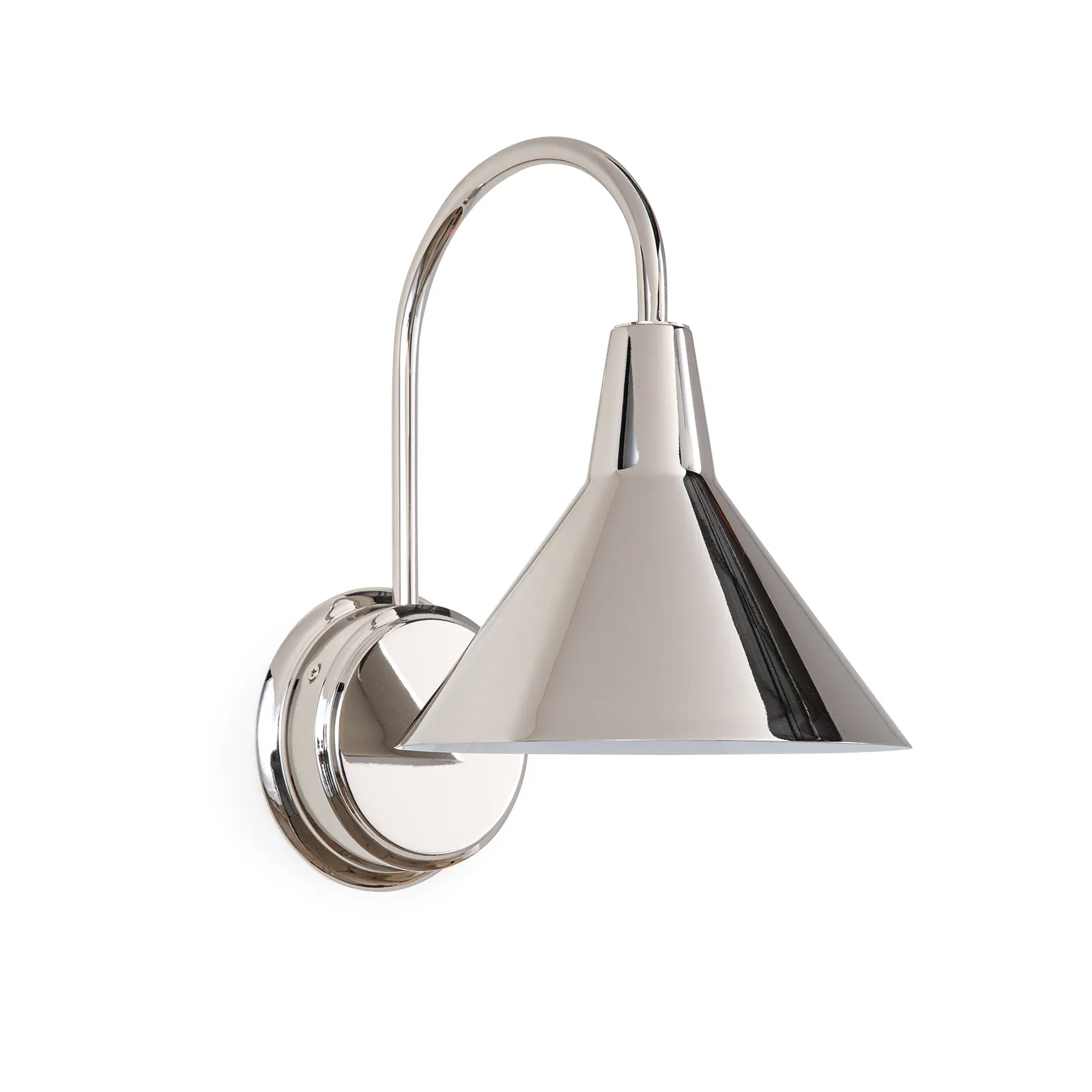 Dublin Polished Nickel Sconce 