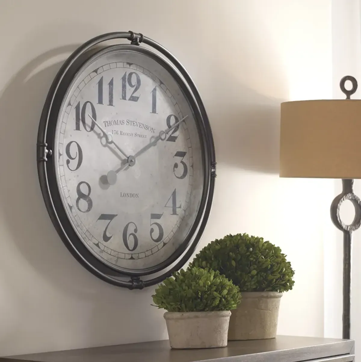 Nakul Industrial Wall Clock