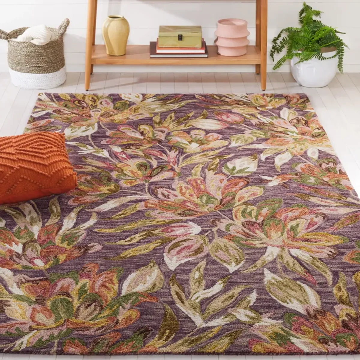 BLOSSOM Hand Tufted 3' x 5' area rug