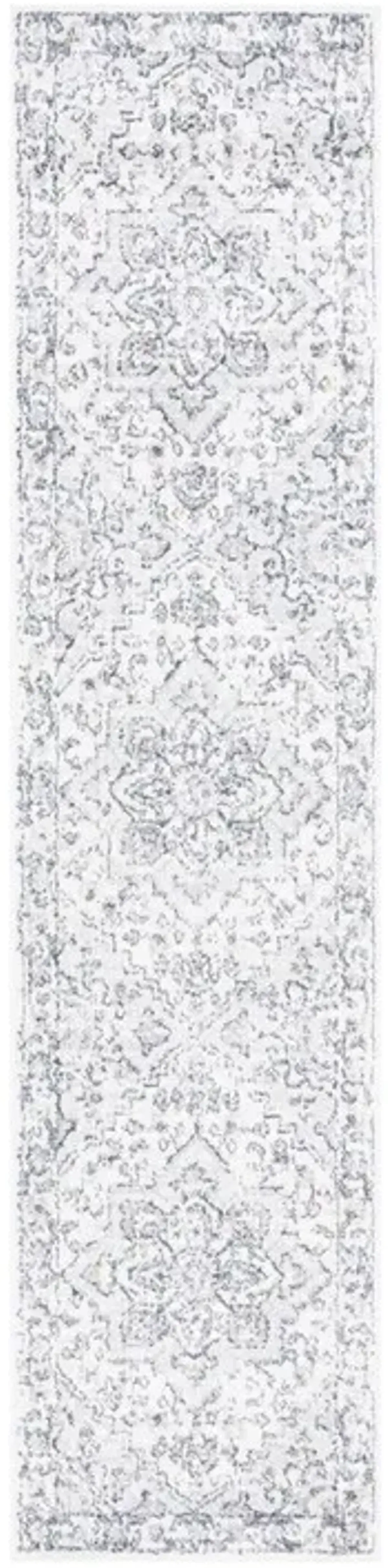 LAYLA 102 Grey 2'-2' X 9' Runner Rug