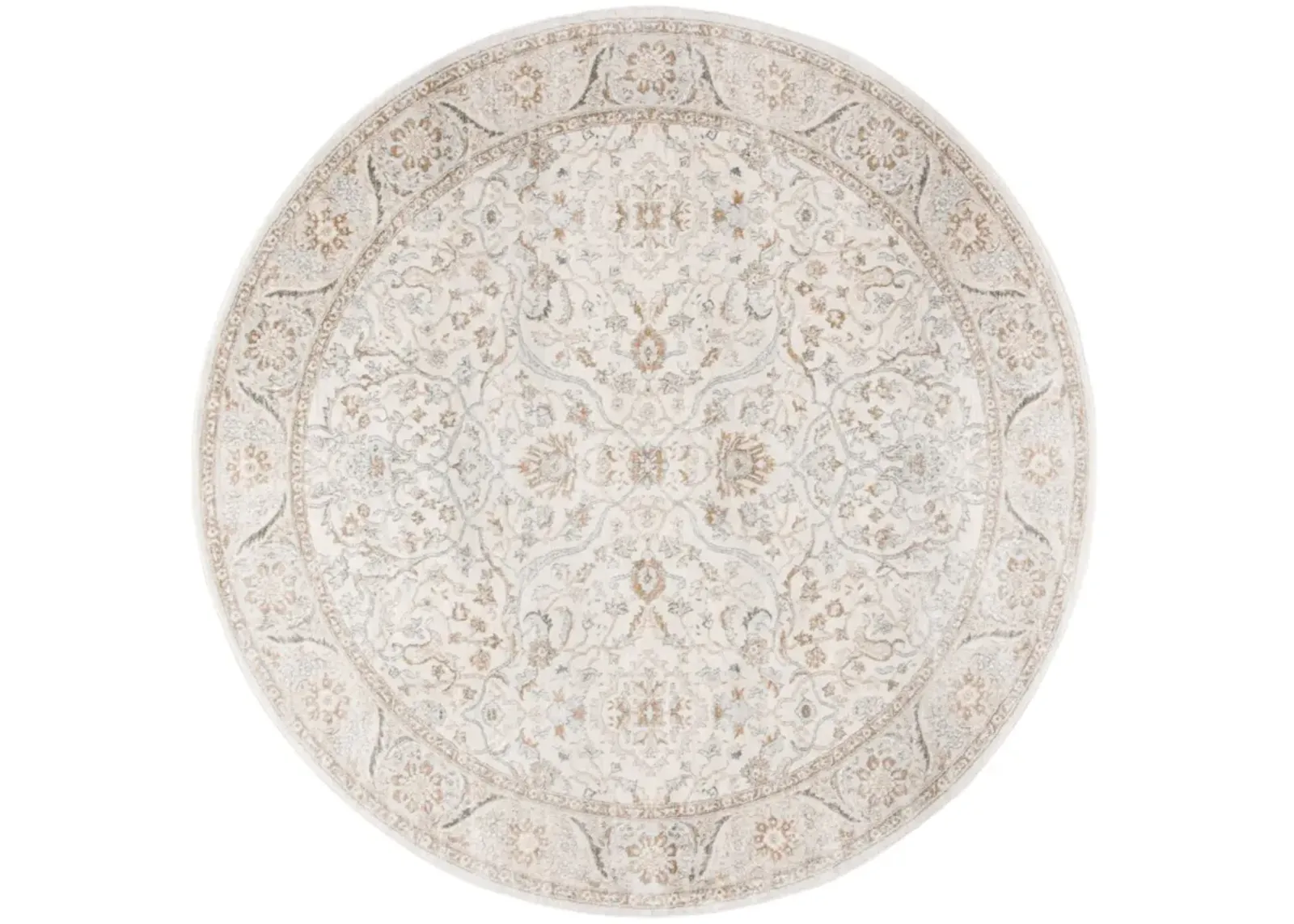 ISABELLA 912 CREAM  10' x 10' Round Round Rug