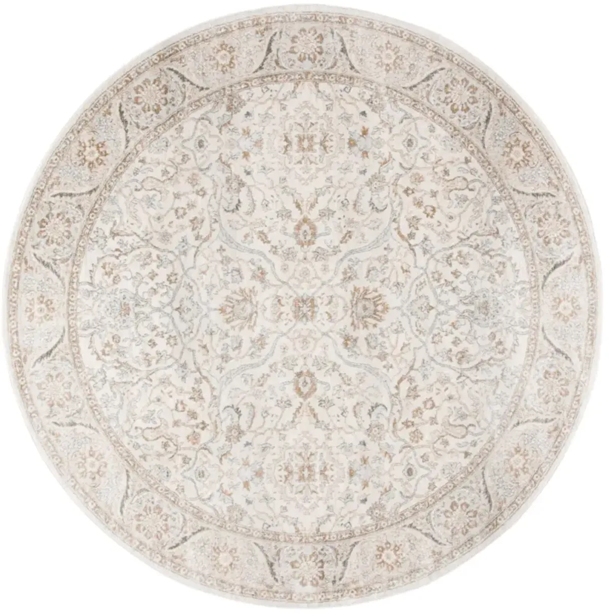 ISABELLA 912 CREAM  10' x 10' Round Round Rug