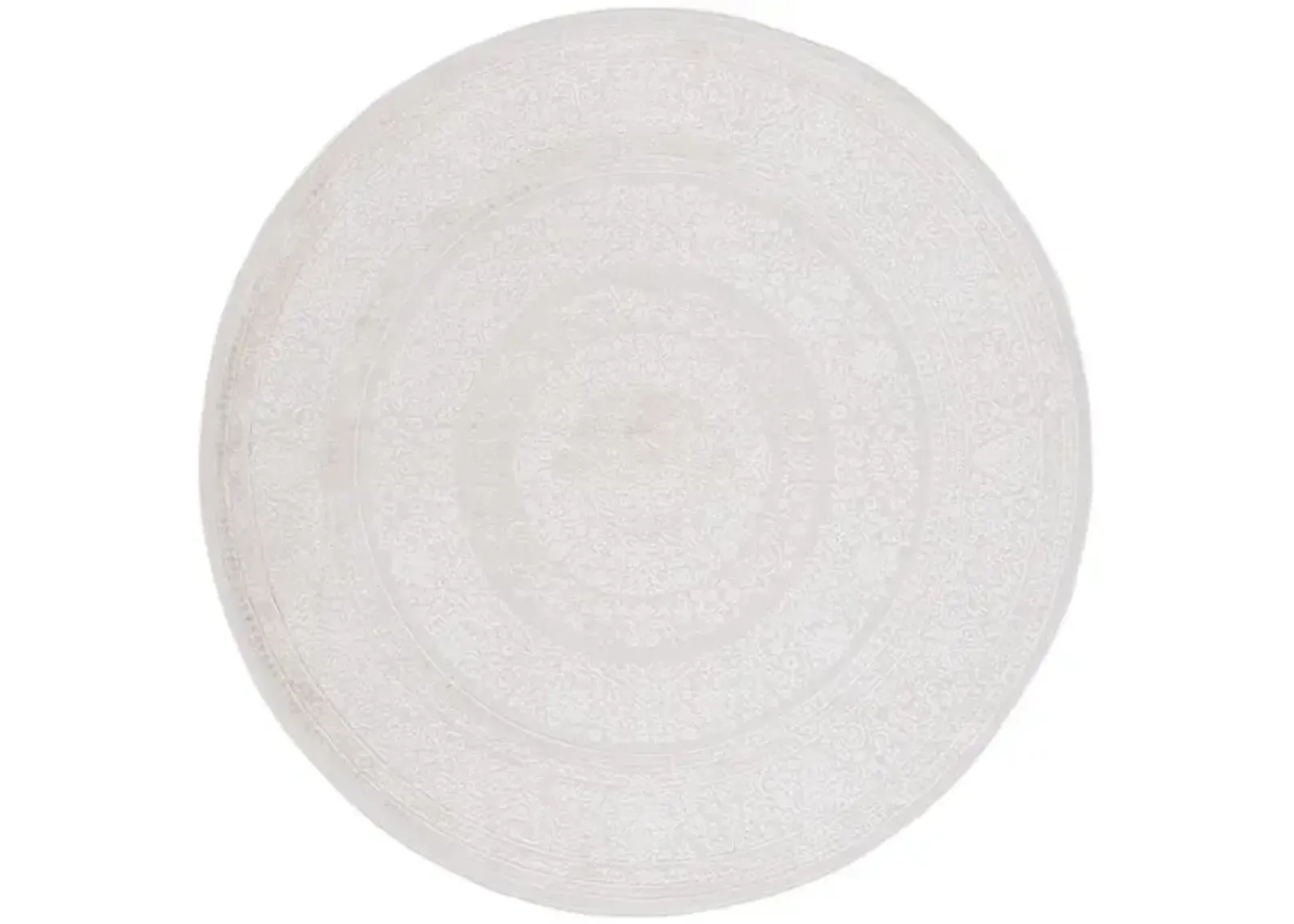 HANNA 109 Beige 6'-7' X 6'-7' Round Round Rug