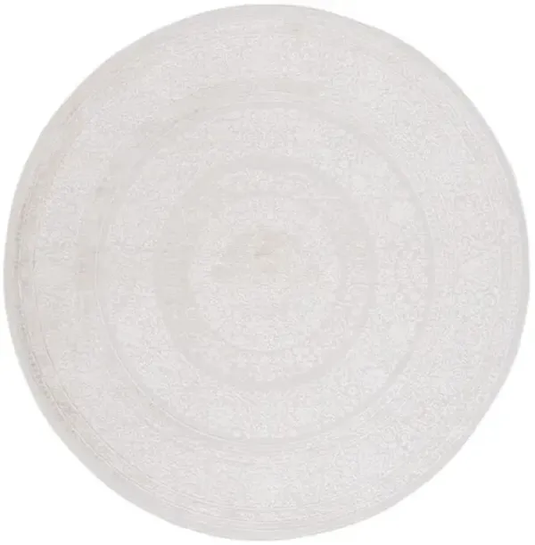 HANNA 109 Beige 6'-7' X 6'-7' Round Round Rug