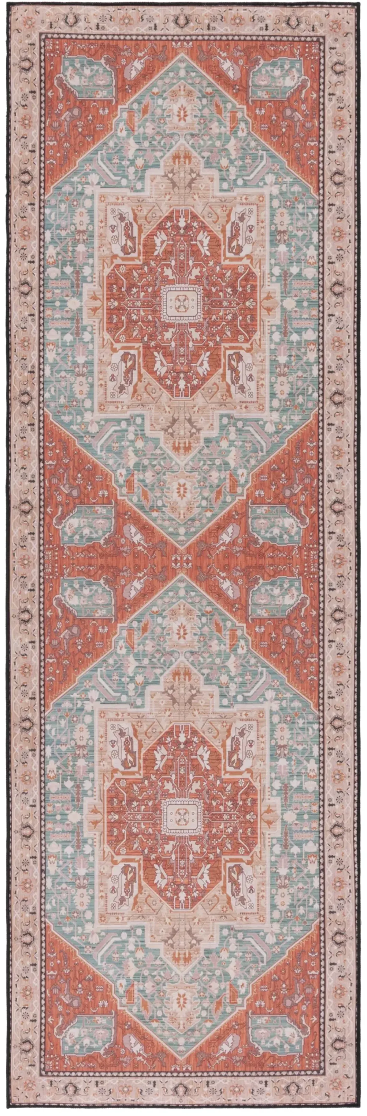 TUCSON 150 M/W S/R AQUA  2'-6' x 6' Runner Rug