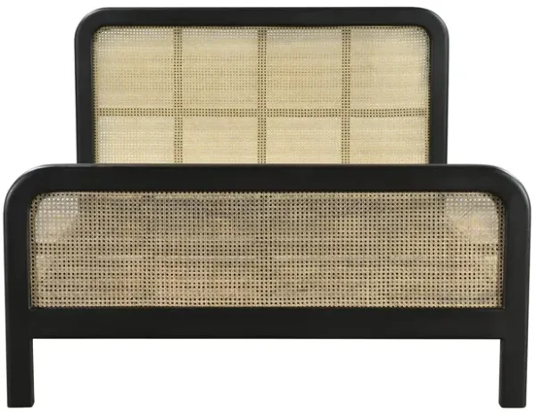 Cane Black Mango Queen Bed