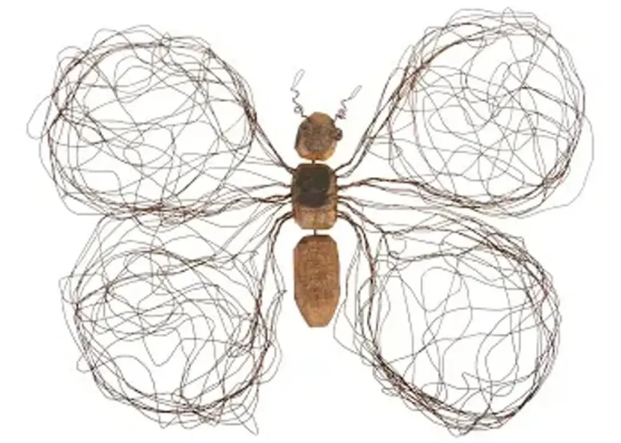 wire wing butterfly, lg