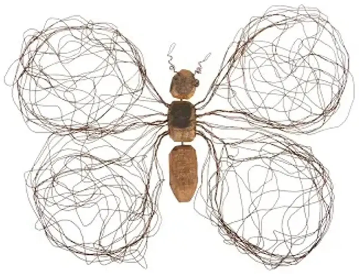 wire wing butterfly, lg