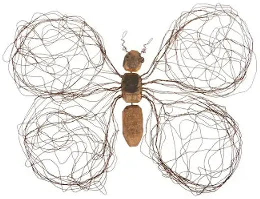 wire wing butterfly, lg