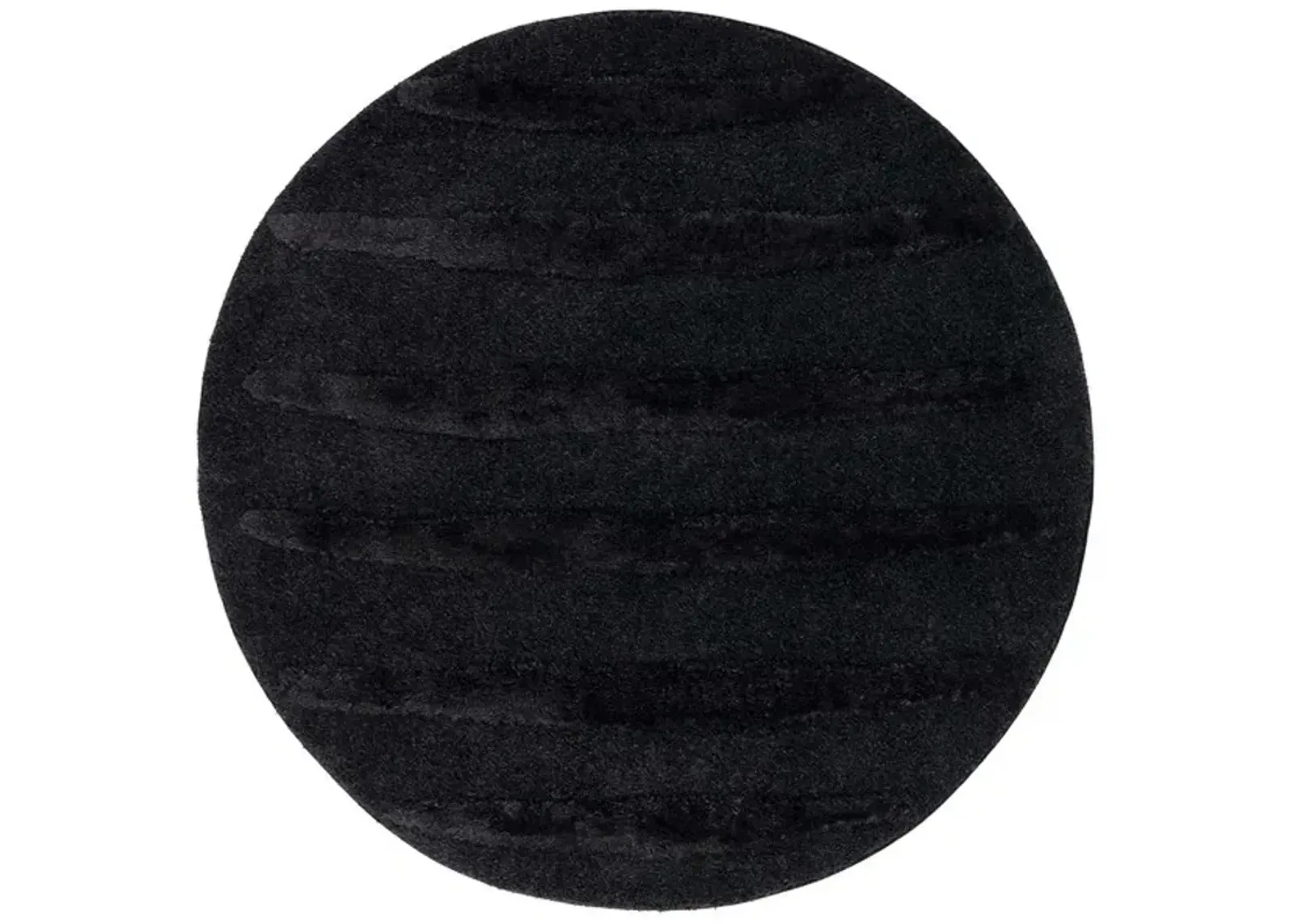 HI-LO SHAG 202 Grey  6'-7' X 6'-7' Round Round Rug