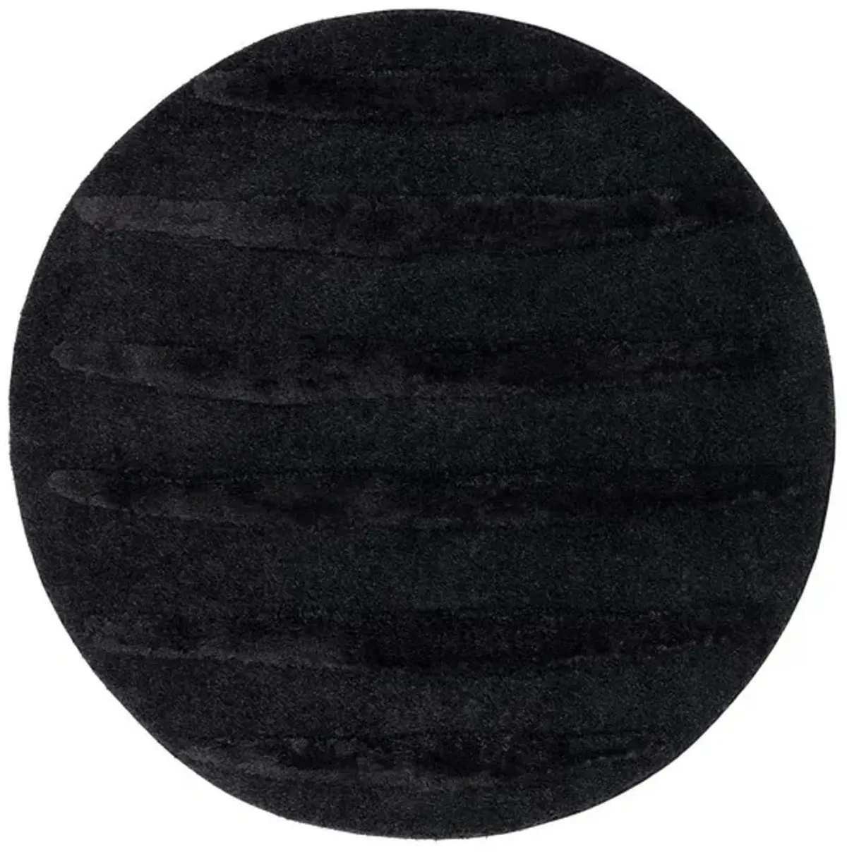 HI-LO SHAG 202 Grey  6'-7' X 6'-7' Round Round Rug