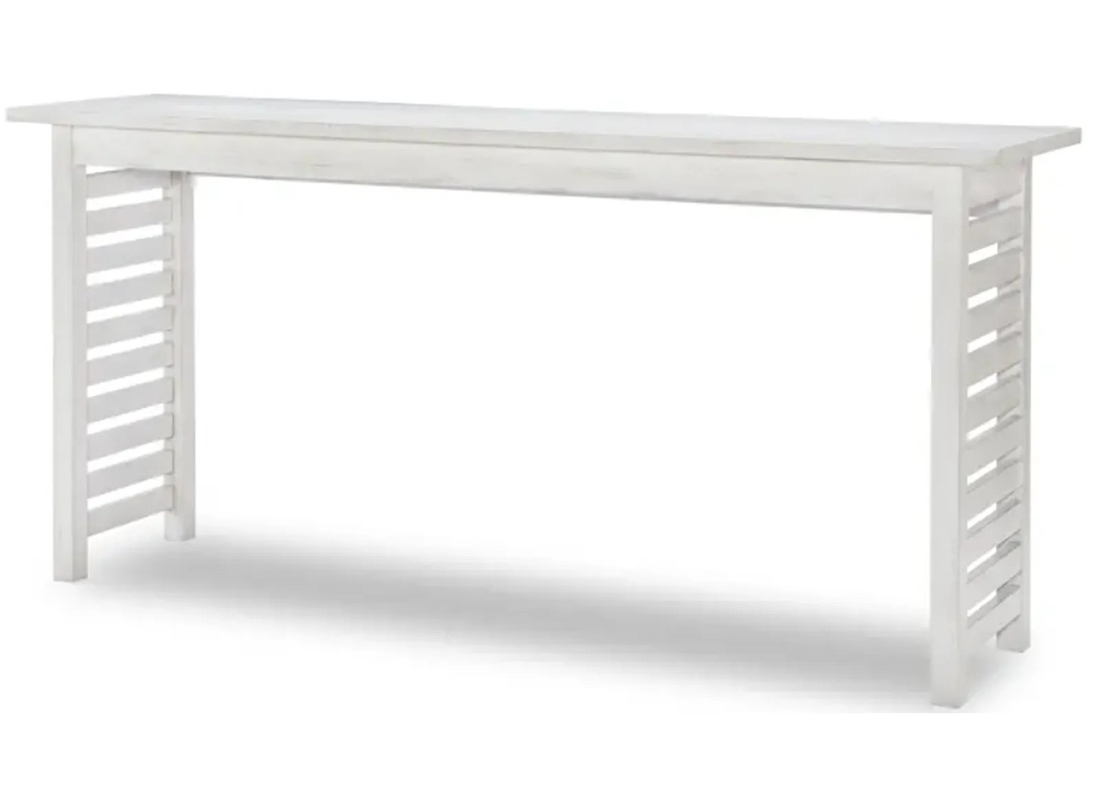 Edgewater Sand Dollar Sofa Table White Finish