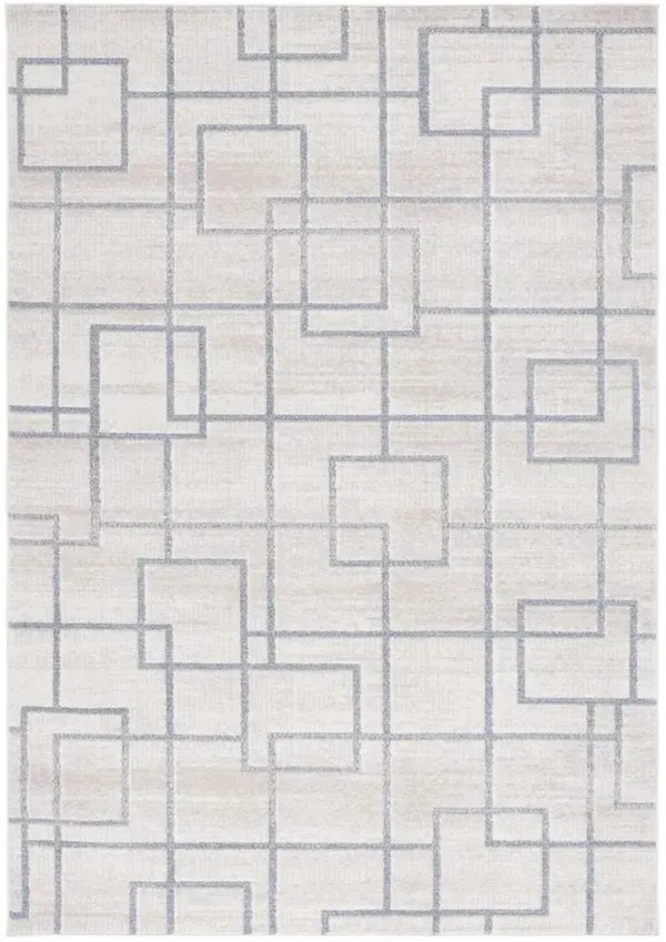 BLAIR WASHABLE 238 Grey 5'-3' X 7'-6' Medium Rectangle Rug