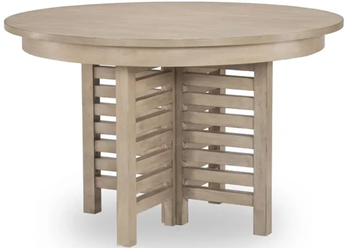 Edgewater Soft Sand Round Dining Table 