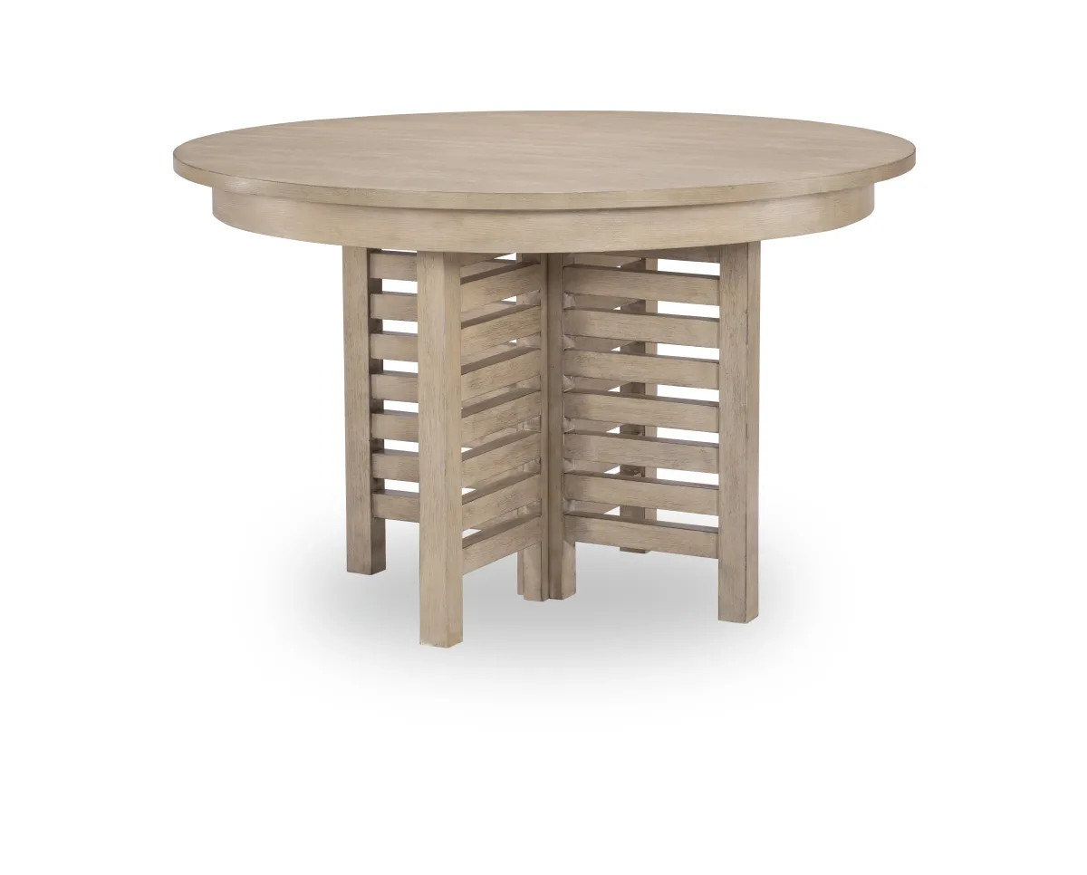 Edgewater Soft Sand Round Dining Table 