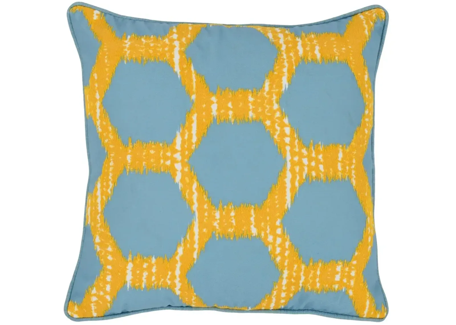 Indr/Outdr Gaines Yellow/Blue 20x20