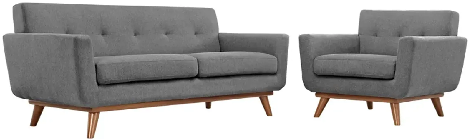 Engage Armchair and Loveseat Set of 2